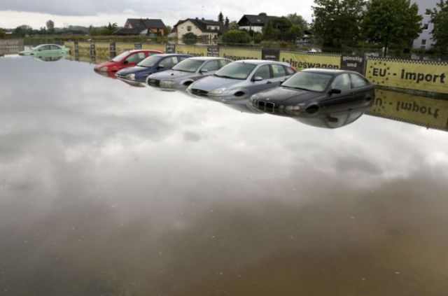 German cars underwater