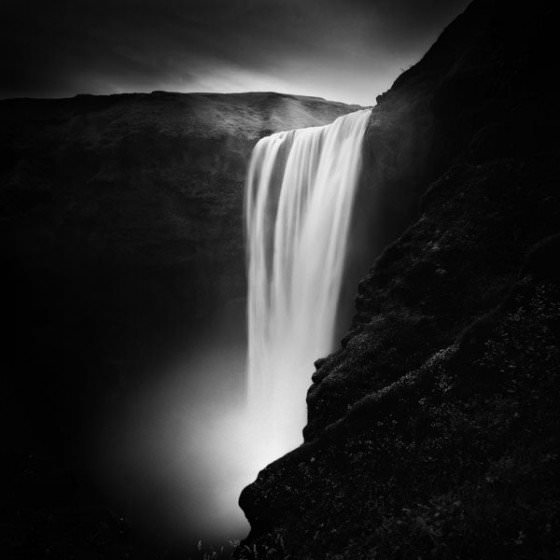 Iceland in black and white photography