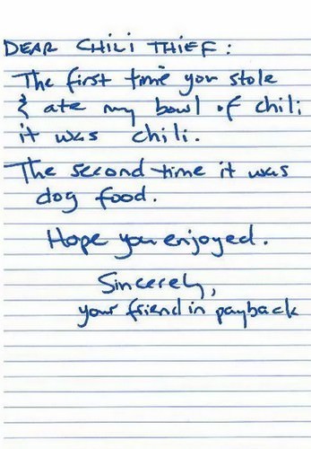 funny anti theft notes