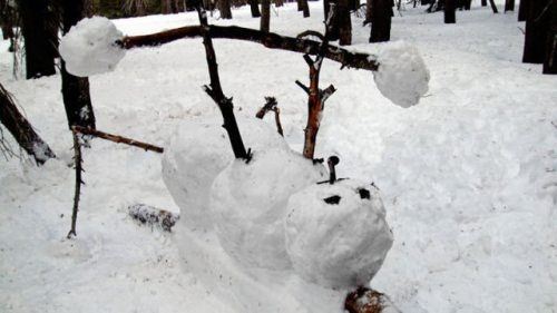 creative snowman