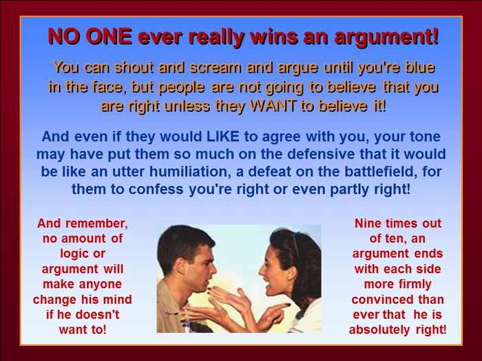 argument against arguments