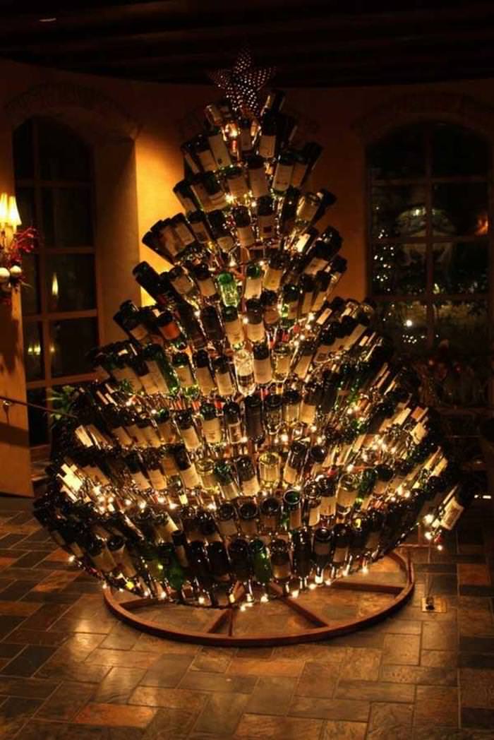 how to make a beer can christmas tree