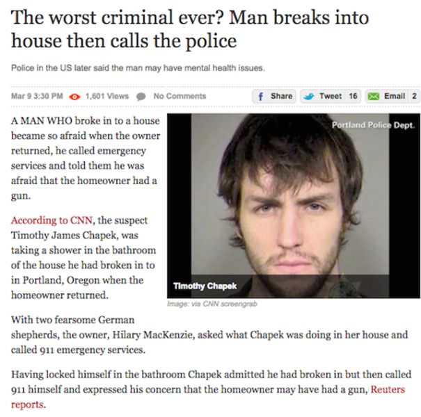 Could These Be the World's Dumbest Criminals?