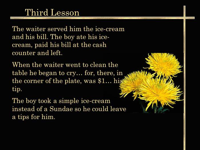 3 lessons