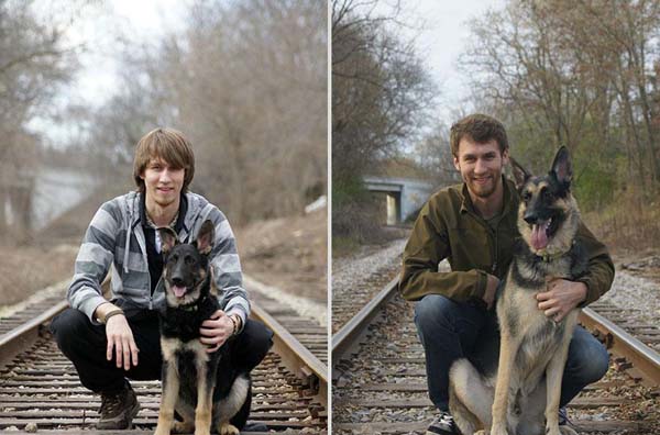 before and after pet photos