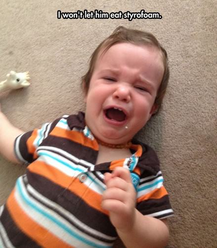 funny kids crying
