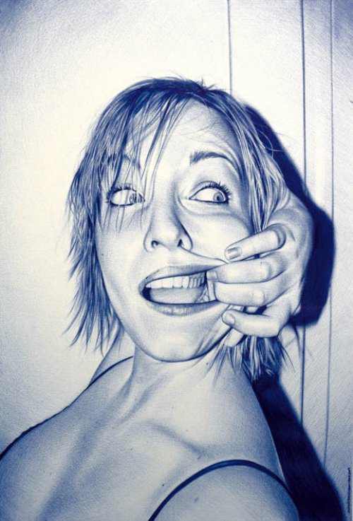 ball point pen drawings