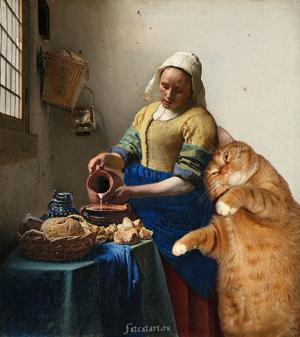 cat in art