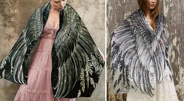 feather scarves