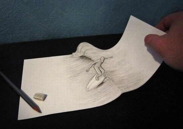 3D Pencil Drawings