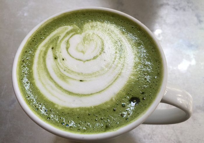 Green Matcha latte