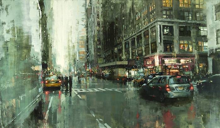 These Stunning Oil Paintings Show the Brooding Side of Cities