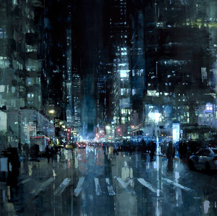 These Stunning Oil Paintings Show the Brooding Side of Cities
