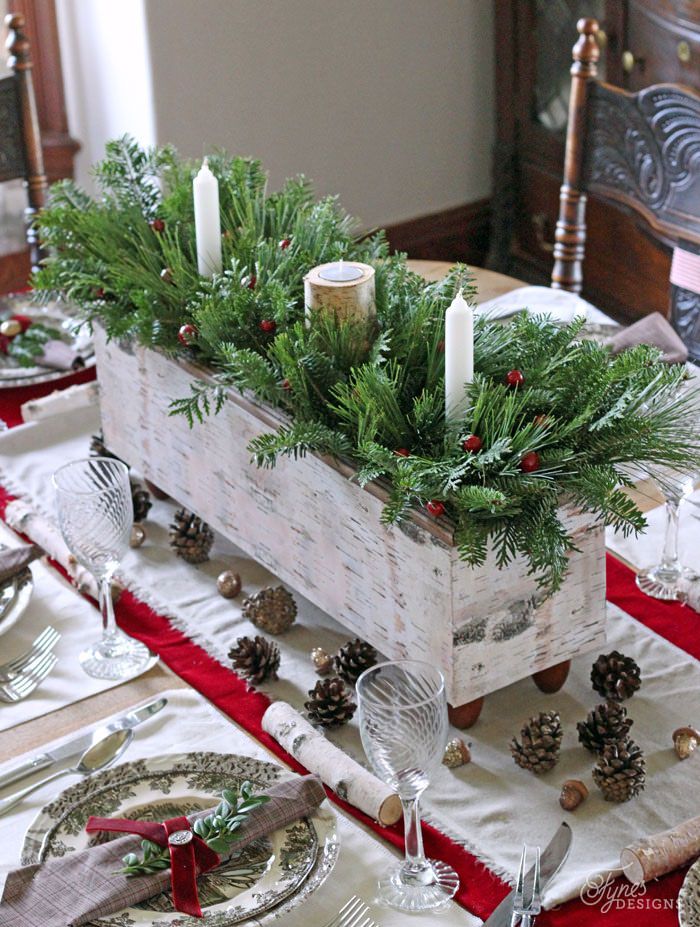 christmas table settings