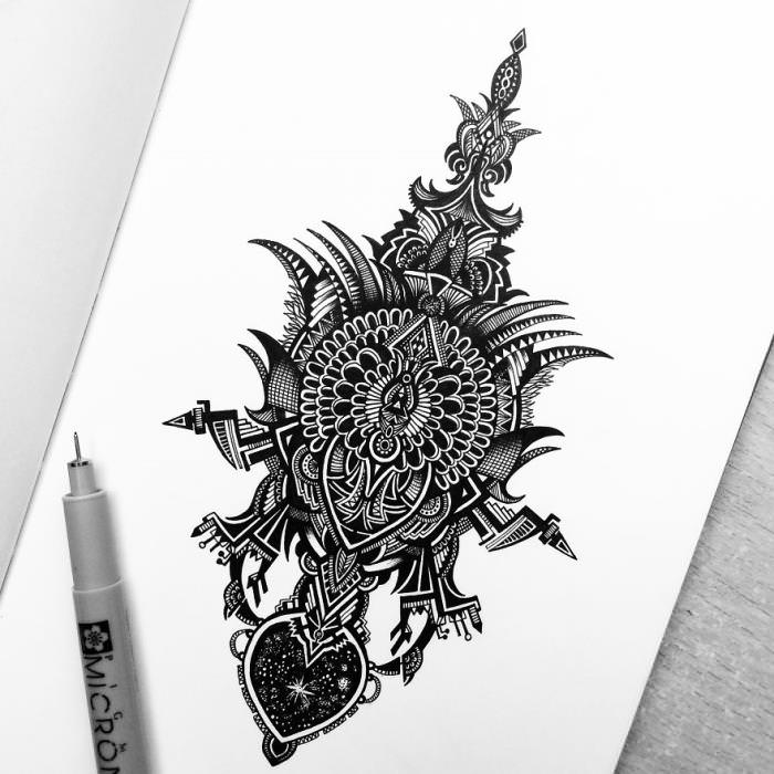 Hand-Drawn-Increible-Art