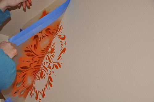 DIY wall stencil