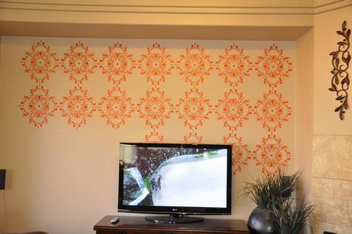 DIY wall stencil