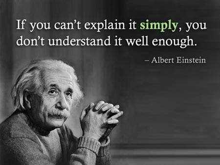 Quotes by Albert Einstein - If you can't explain it simply you don't understand it well enough.
