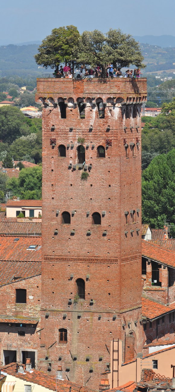 Unusual Towers Guinigi Tower, Lucca, Italy