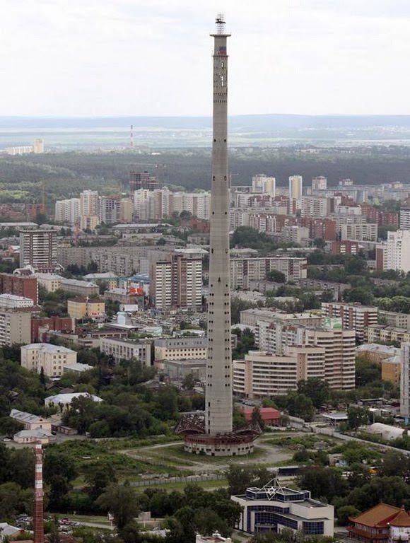 Unusual Towers The Leaning Tower of Yekaterinburg, Russia