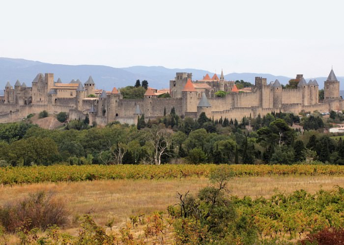 french castles Cité de Carcassonne