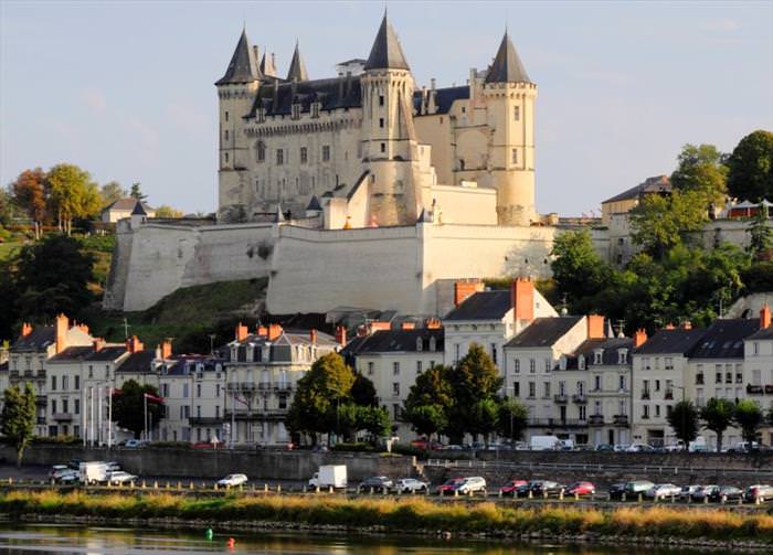 french castles Château de Saumur