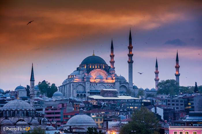 best places to visit in Turkey - Istanbul at sunset