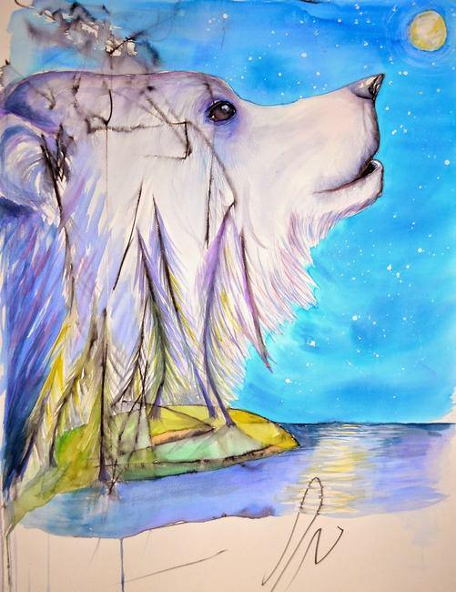 The Moon Bear Painting