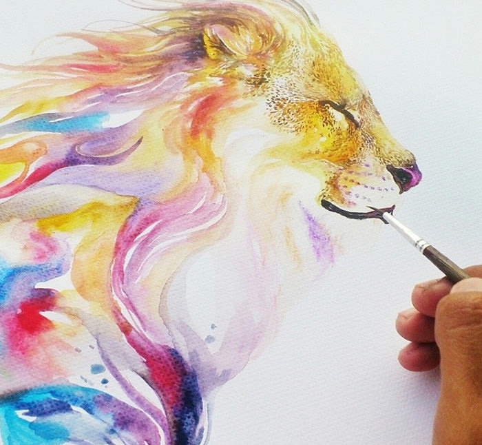 Animal Watercolor Art