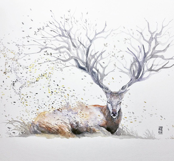 Animal Watercolor Art