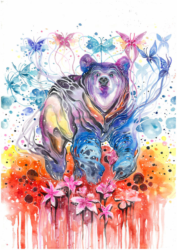 Animal Watercolor Art