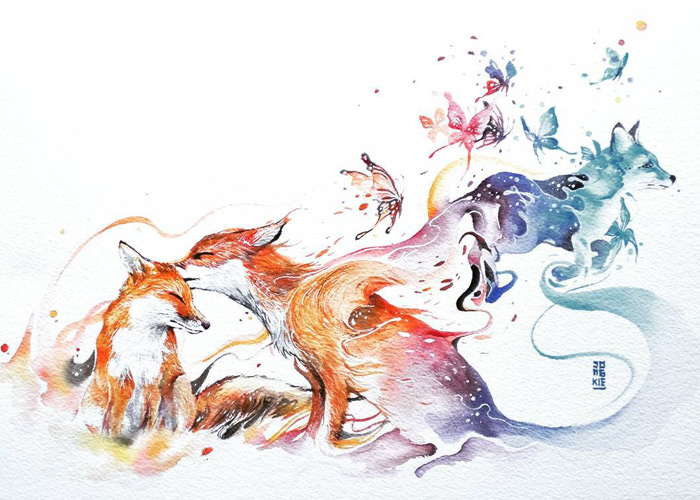 Animal Watercolor Art