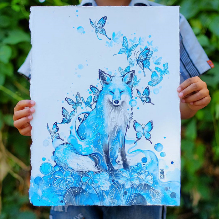 Animal Watercolor Art