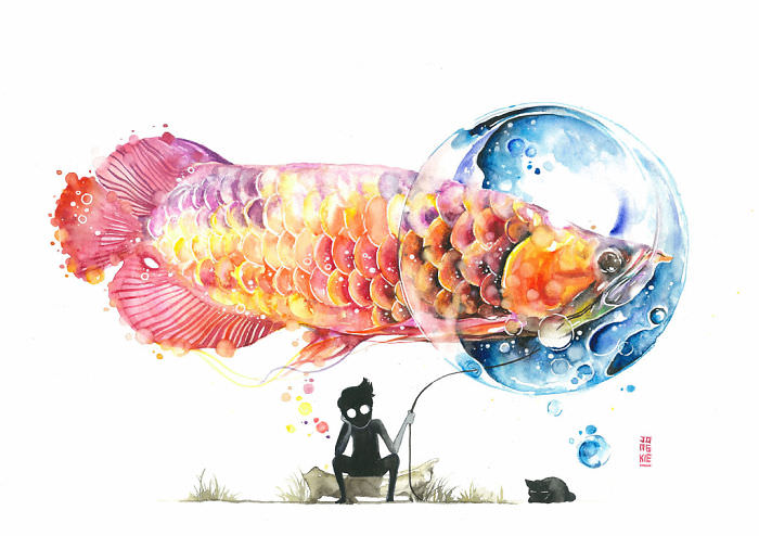 Animal Watercolor Art