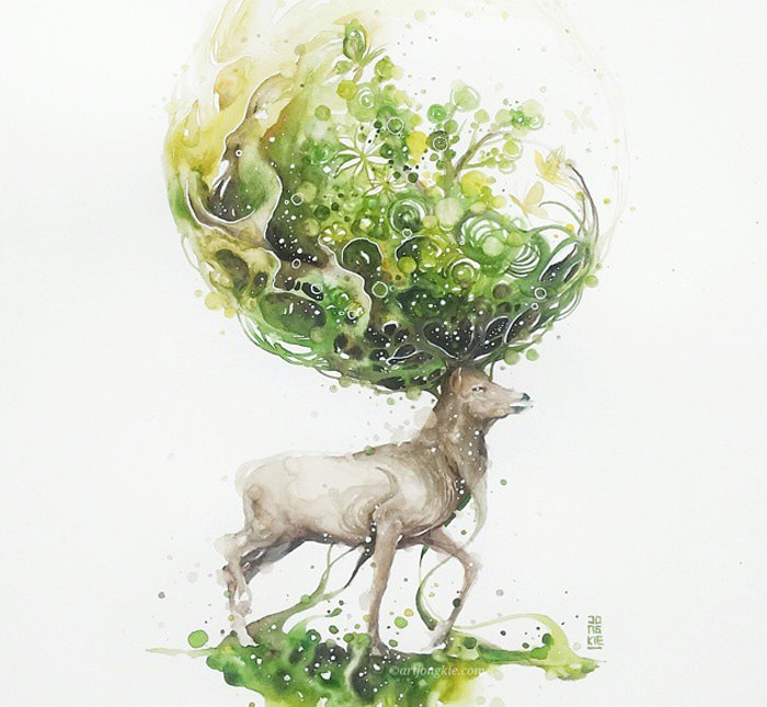 Animal Watercolor Art