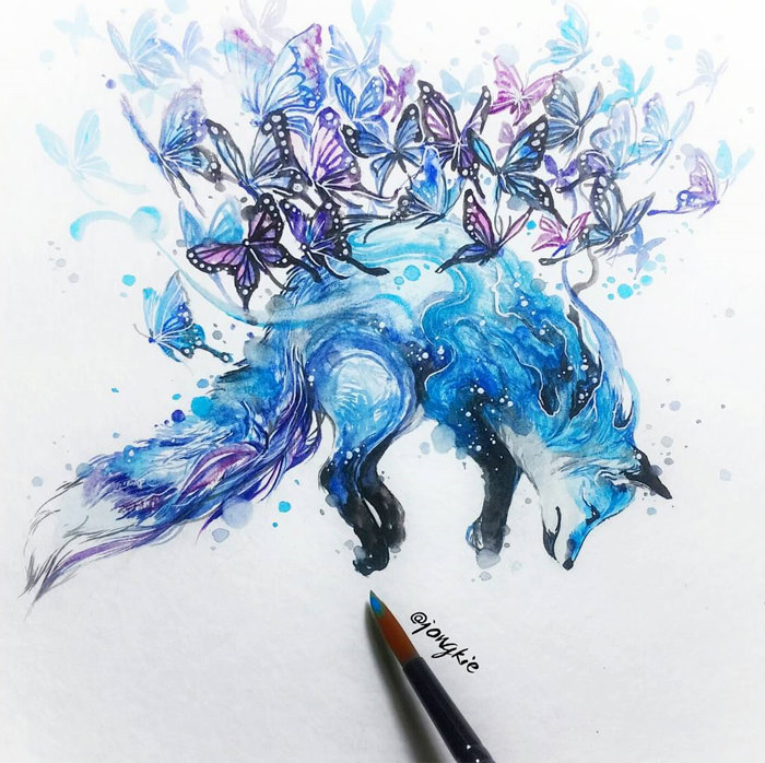 Animal Watercolor Art