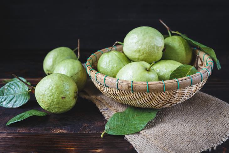 health benefits, guavas