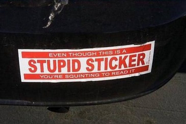 bumper stickers, funny