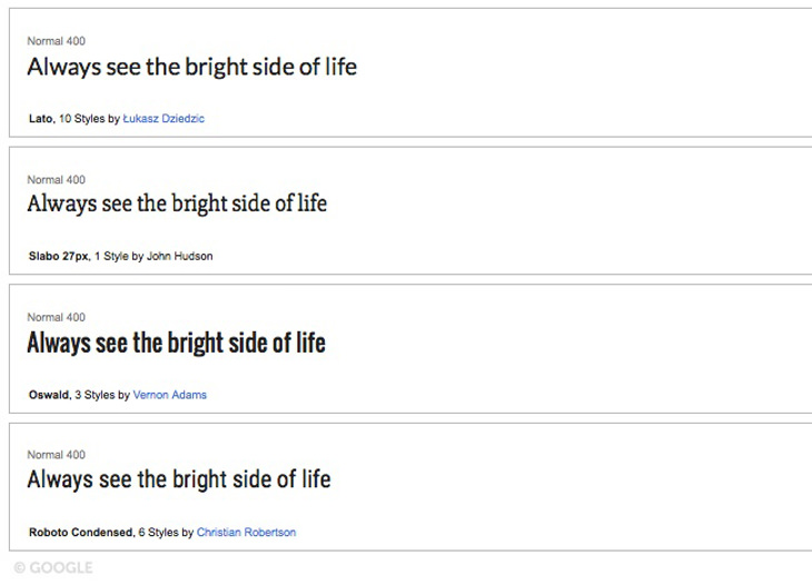 Шрифты google chrome. Google fonts.