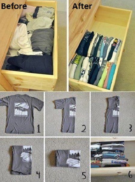 folding clothes