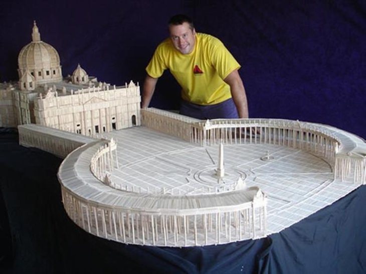 Incredible Toothpick Art by Stan Munro
