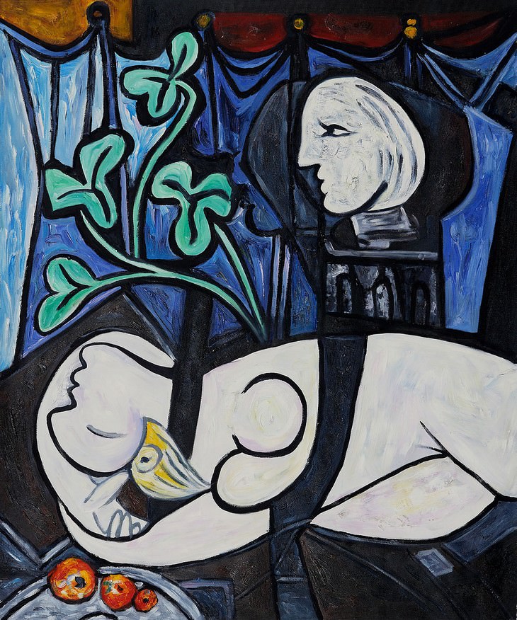Picasso's Greatest Art Works: Nude, green leaves and bust