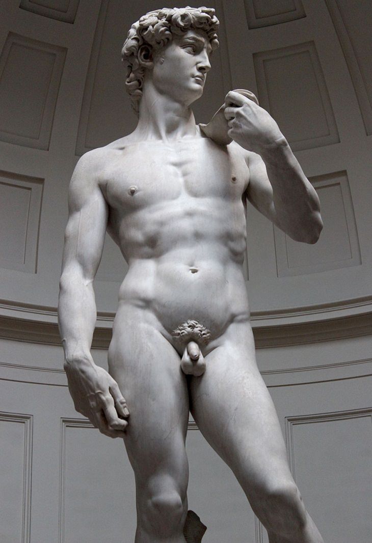 Michelangelo, David, statue, trivia