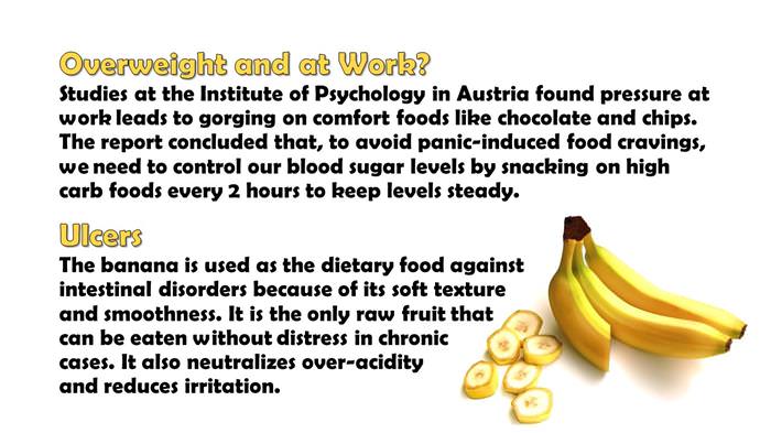 health benefits of bananas
