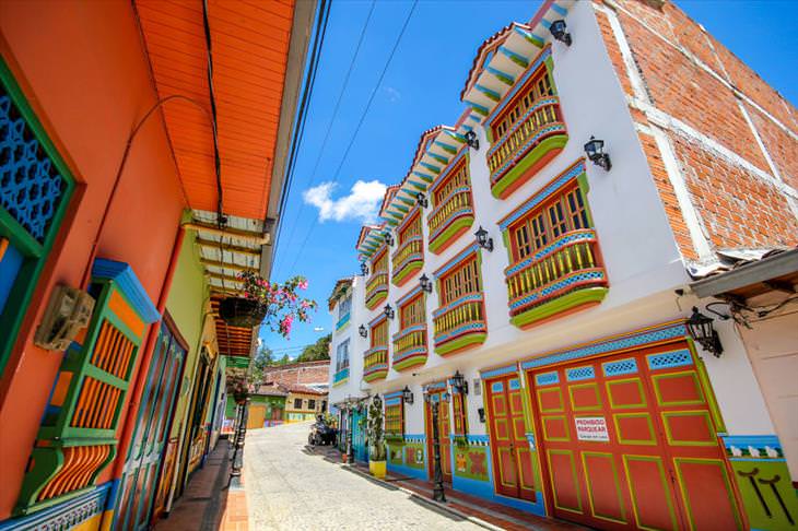 Guatape, colorful town, Colombia, beautiful