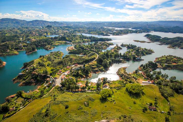 Guatape, colorful town, Colombia, beautiful