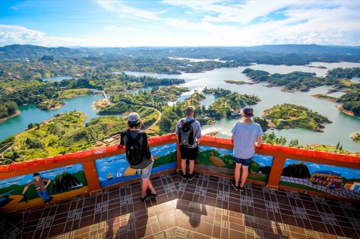 Guatape, colorful town, Colombia, beautiful