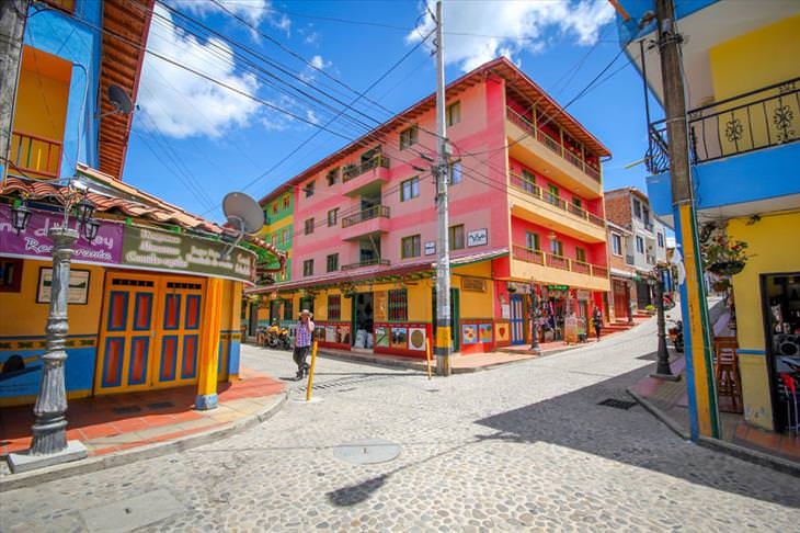 Guatape, colorful town, Colombia, beautiful