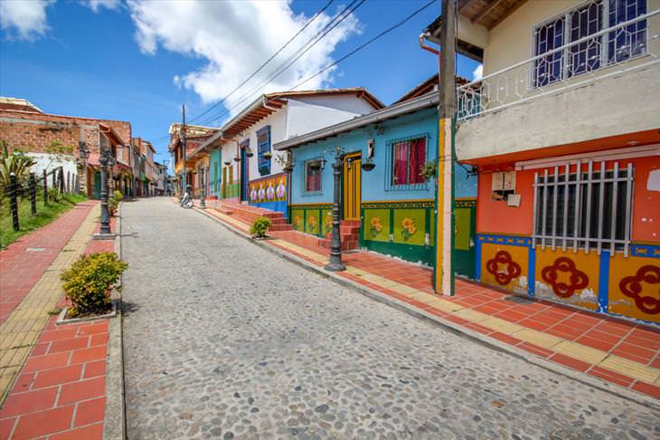 Guatape, colorful town, Colombia, beautiful