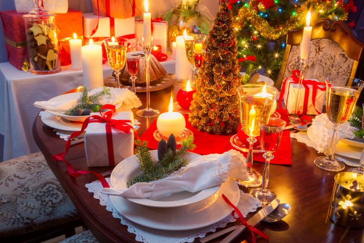 etiquette guide, table setting, Christmas